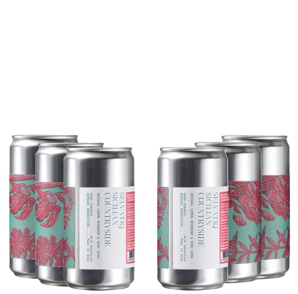 Selvatiq soda da bere liscia o in mix per long drink nel pack da 6 lattine